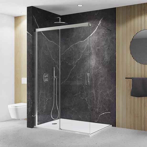 Sprchová zástěna walk-in 150 cm Roth Melina Line MI DWL 150205 VPE