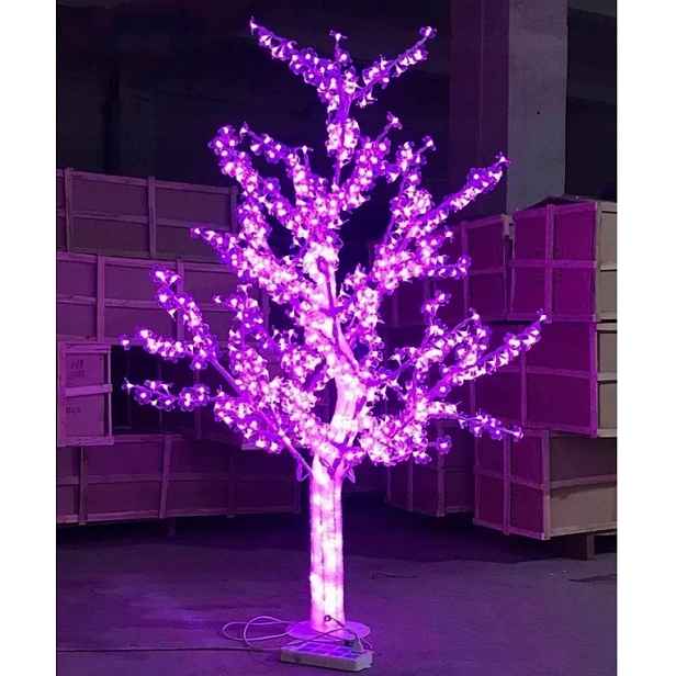 Strom Višeň Led 180 CM Dekorativní Kvetoucí Stromek Růžový, Akryl