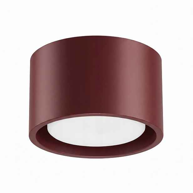 Stropní Svítidlo kulatý Modo burgundský Gx53 Nástěnná lampa s stropním okem Sollux
