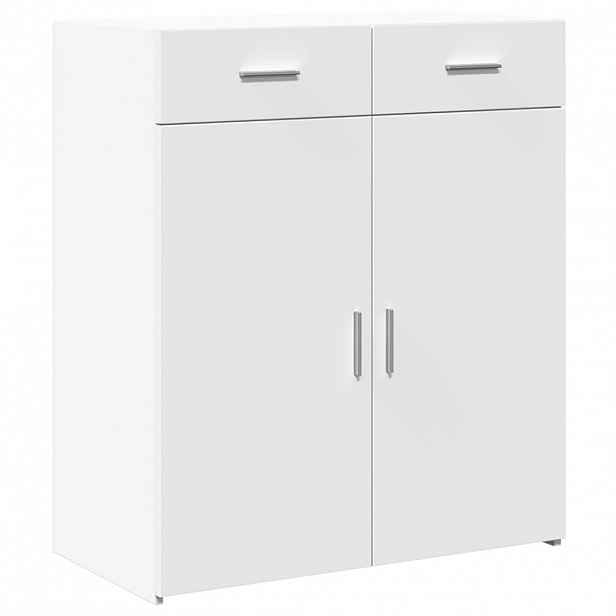 vidaXL Příborník bílý 80 x 42,5 x 93 cm kompozitní dřevo