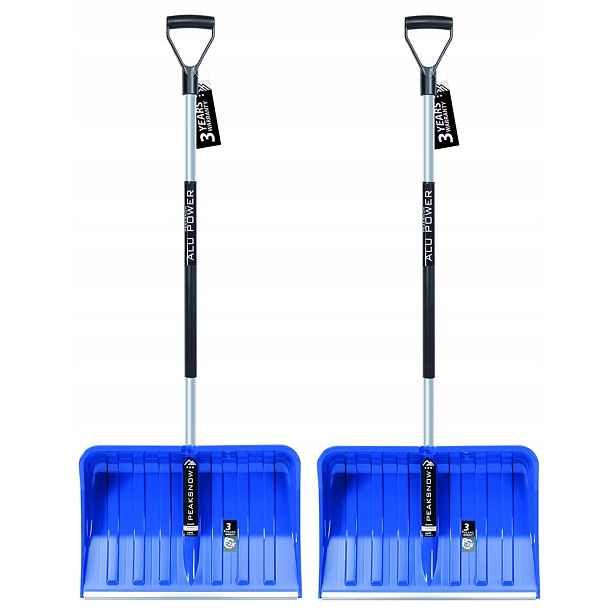 2 x lopaty na ledový sníh, široký shrnovač 55 cm