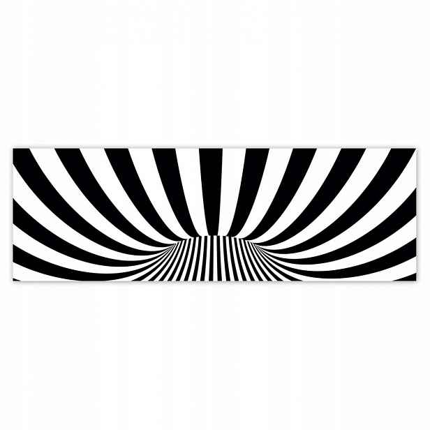 Plakáty 200x66 Abstrackja černobílá