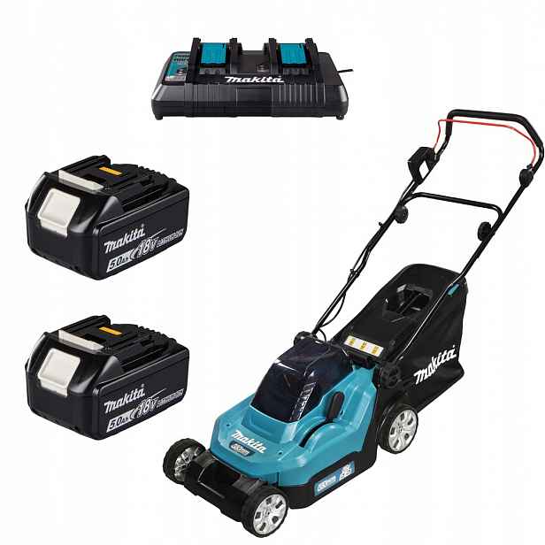 Akumulátorová sekačka Makita DLM382PT2 Lxt 2x18 V (36 V) 2x5 Ah 38 Cm 40 l