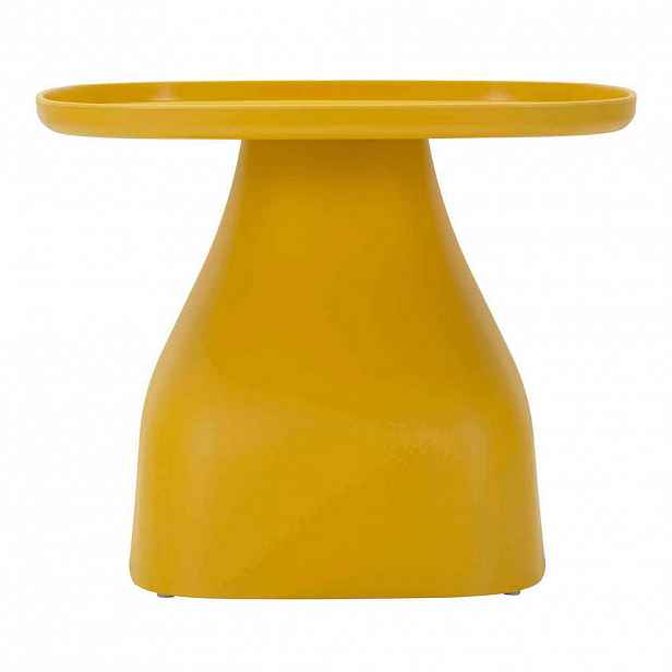 KONFERENČNÍ STOLEK, žlutá, plast, 48/48/38 cm