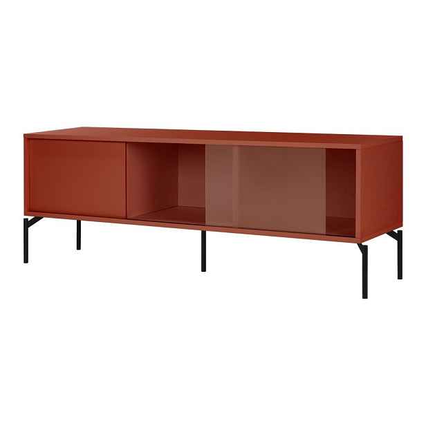 TV stolek v terakotové barvě 160x60x42 cm Met – noo.ma