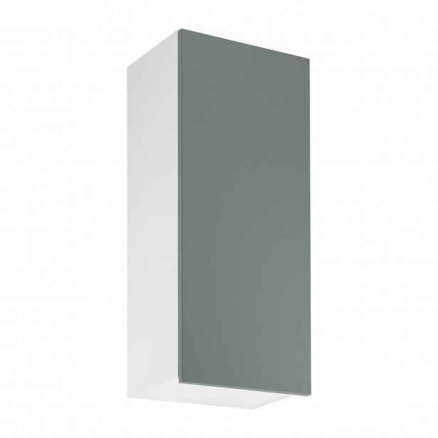 Závěsná kuchyňská skříňka SORENTO G45 - P/L - bílá Zelená