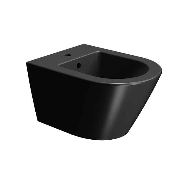 GSI KUBE X bidet závěsný 36x50cm, černá mat