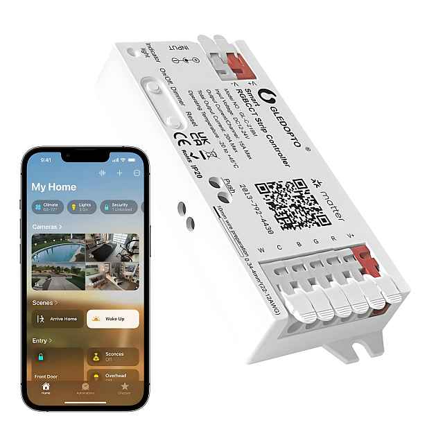 Led ovladač Rgbcct WiFi Matter Apple HomeKit Amazon Google Home Assistant