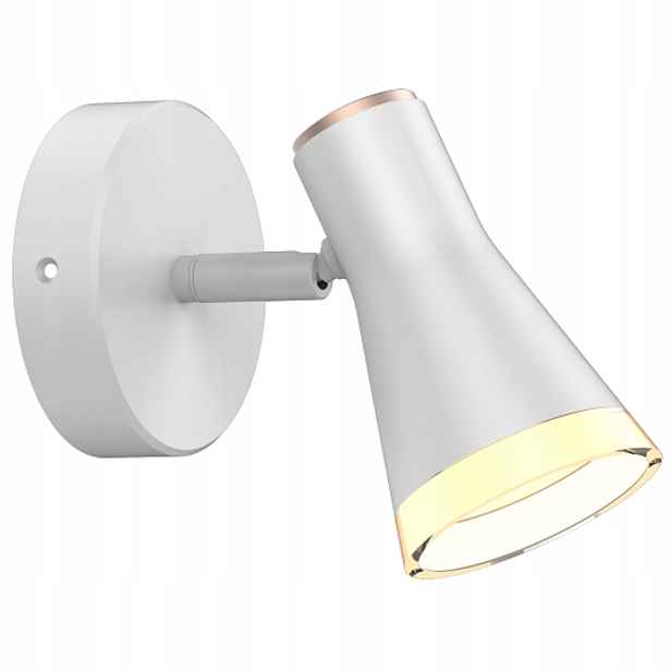 Nástěnné Led svítidlo reflektor bílé, moderní, teplé do ložnice Polux