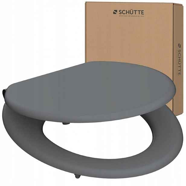 Wc sedátko Schütte 80102-A šedé Mdf