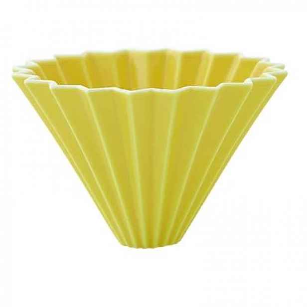 Dripper Origami Keramický M Žlutý