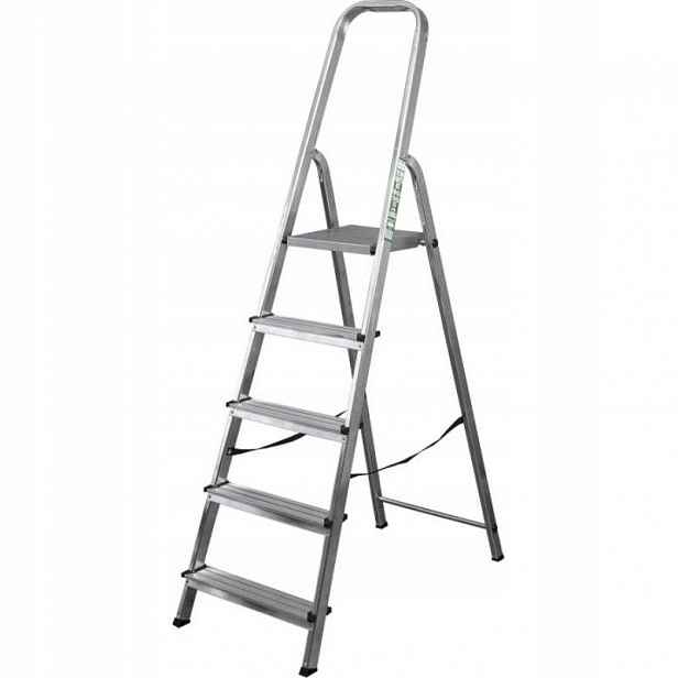 Schůdky pro domácnost 150 kg, 5 stupňů, Stalco
