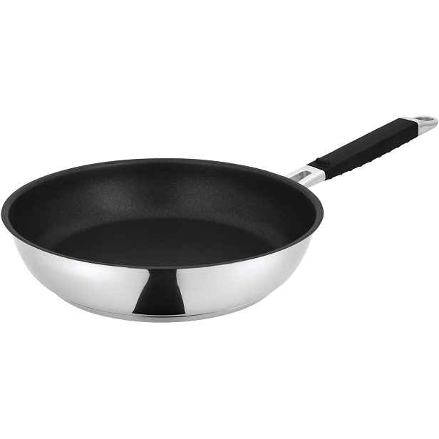 Silvercrest® Pánev z nerezové oceli Premium, Ø 28 cm (bez keramické vrstvy)