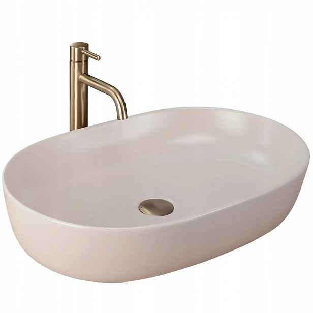 Umyvadlo Cleo 61 Beige Mat Na Desku