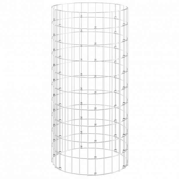vidaXL Zahradní kompostér Ø 50 x 100 cm pozinkovaná ocel