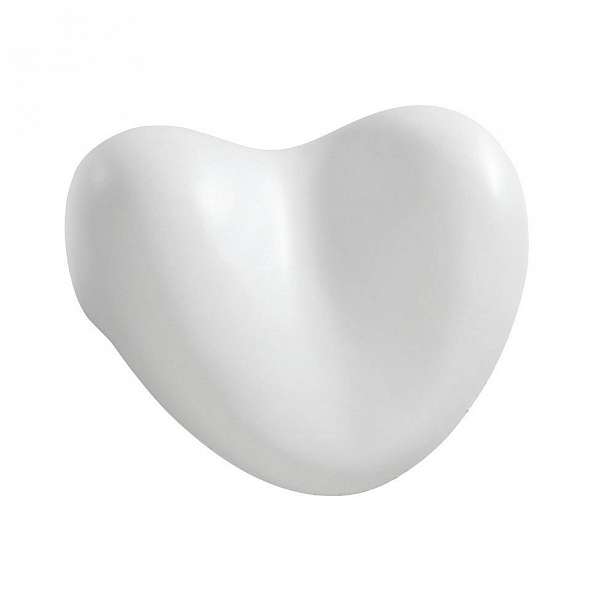 Bílá opěrná podložka do vany Wenko Bath Pillow White, 25 x 11 cm