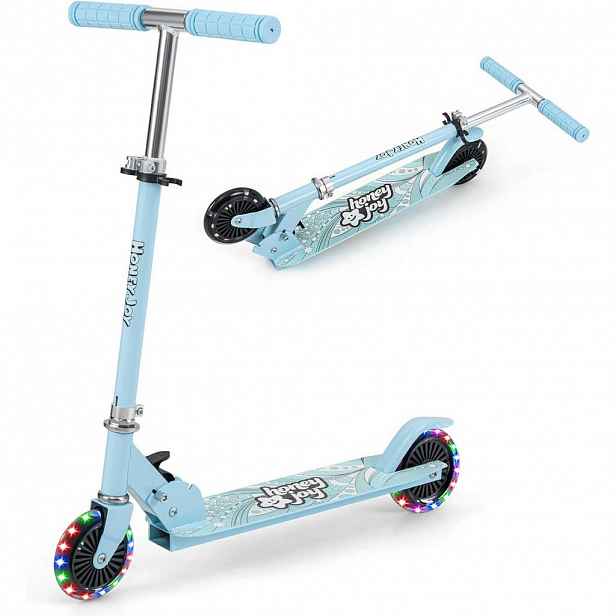 COSTWAY KOLOBĚŽKA 80 cm světle modrá