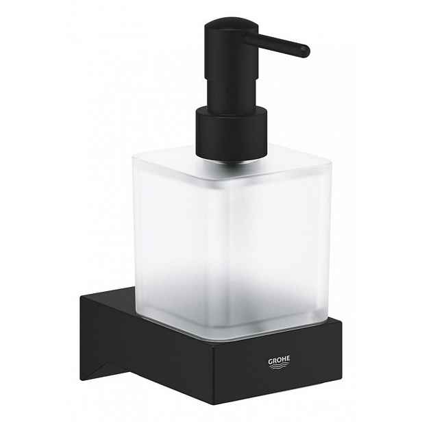 Dávkovač mýdla Grohe Selection Cube phantom black 102278KF00