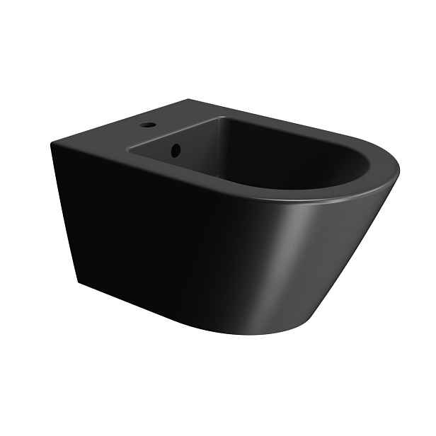 GSI KUBE X bidet závěsný 36x55cm, černá mat