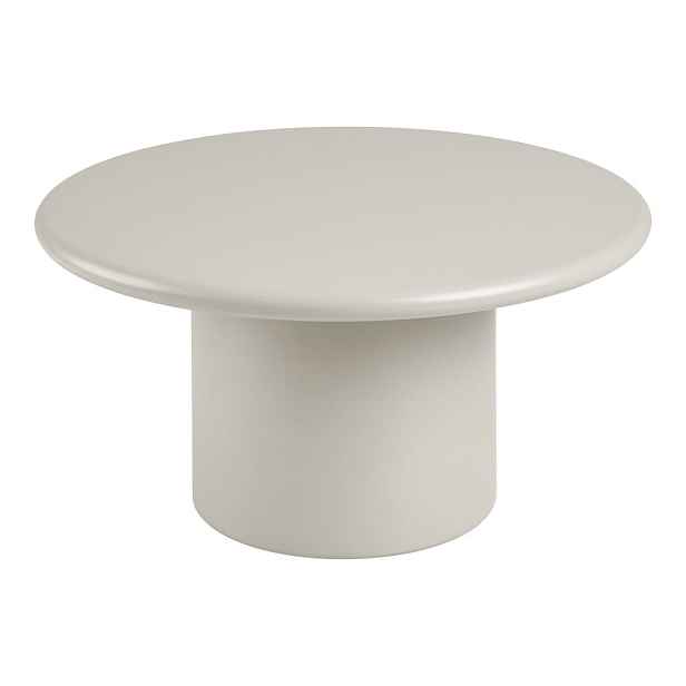 Krémový kulatý konferenční stolek ø 80 cm Nagano – House Nordic
