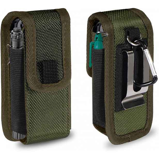 Pouzdro Na Multitool Edc 13 CM Zelené Vojenské Pouzdro Na Opasok Suchý Zip