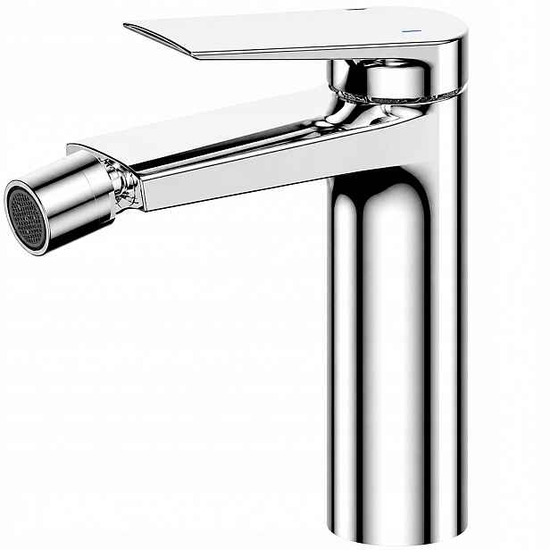 Stojánková Bidetová Baterie S Pákou Pro Bidet Stříbrná Chrom Vigante
