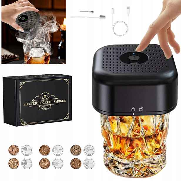 Sada na uzení Whisky elektrický smoker Dárek pro chlapa a chlapce