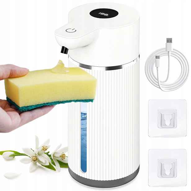 420ML Dávkovač Mýdla Na Ruce Bezdotykového Usb Mycího Prostředku