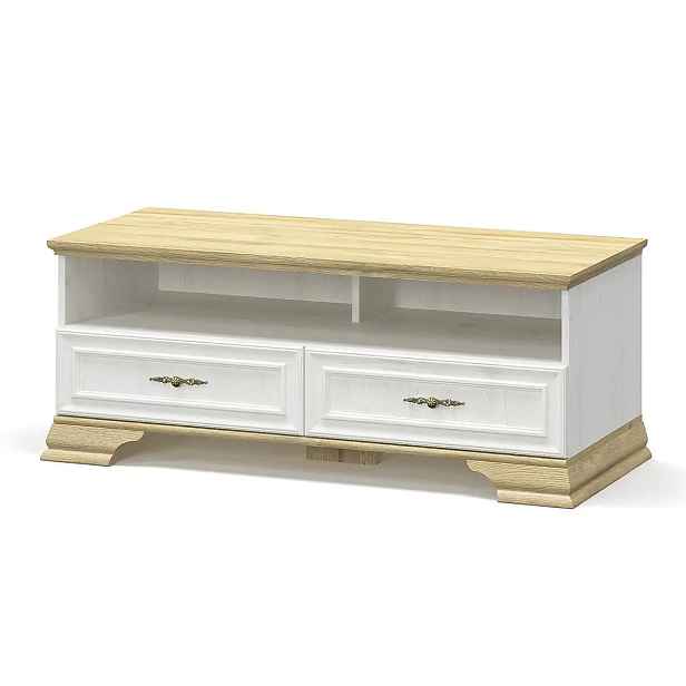 Casarredo Televizní stolek IRIS borovice andersen/zlatý dub