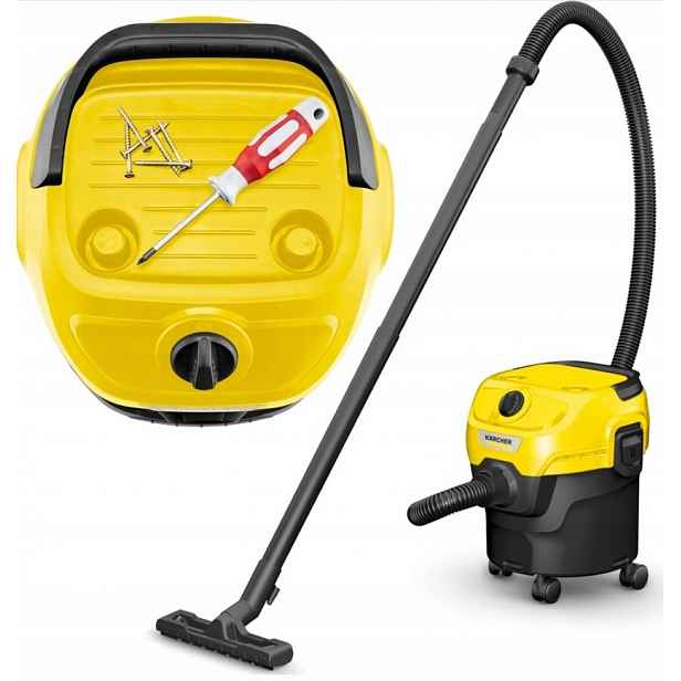 Kärcher Vysavač univerzální Wd 1 Classic žluto-černý 850W