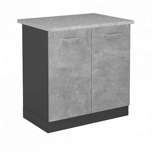 Vicco SKŘÍŇKA POD DŘEZ R-Line Beton 80 cm PD Mramor