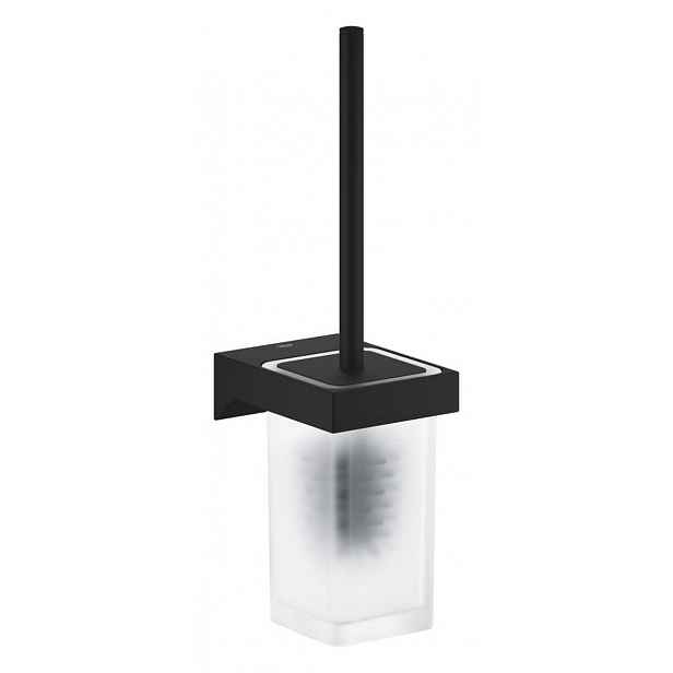 Wc štětka Grohe Selection Cube phantom black 102277KF00
