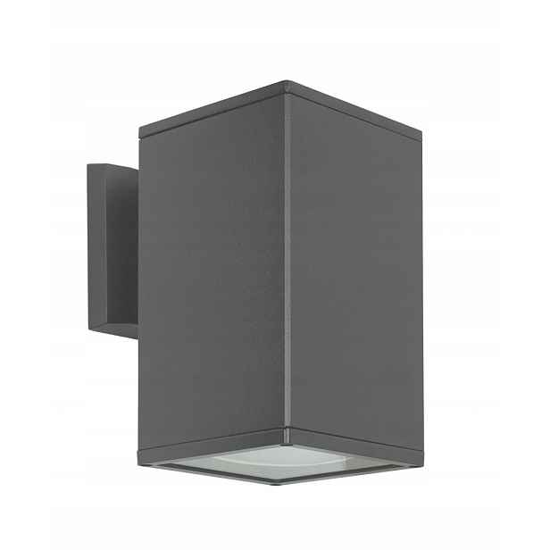 Venkovní nástěnné svítidlo 20x12 cm 1xE27 tmavě šedé IP54 Su-ma 8002 Dg