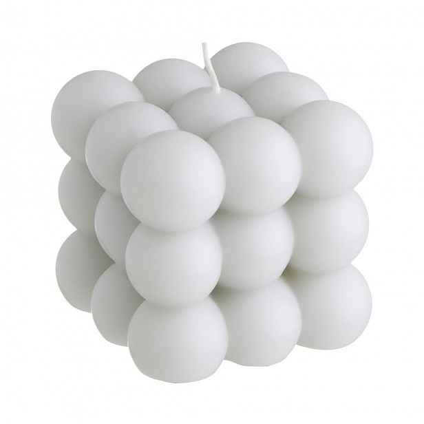 Butlers BUBBLE Svíčka 8 cm - šedá