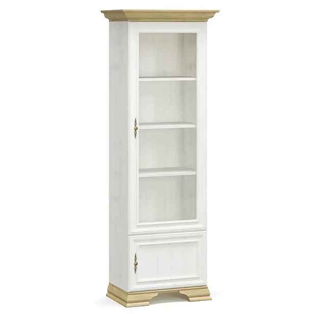 Casarredo Vitrína IRIS borovice andersen/zlatý dub