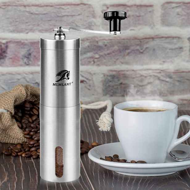 Mlmlant Pohodlný mlýnek na kávu a pepř Ruční keramický mlýnek na kávu Espresso