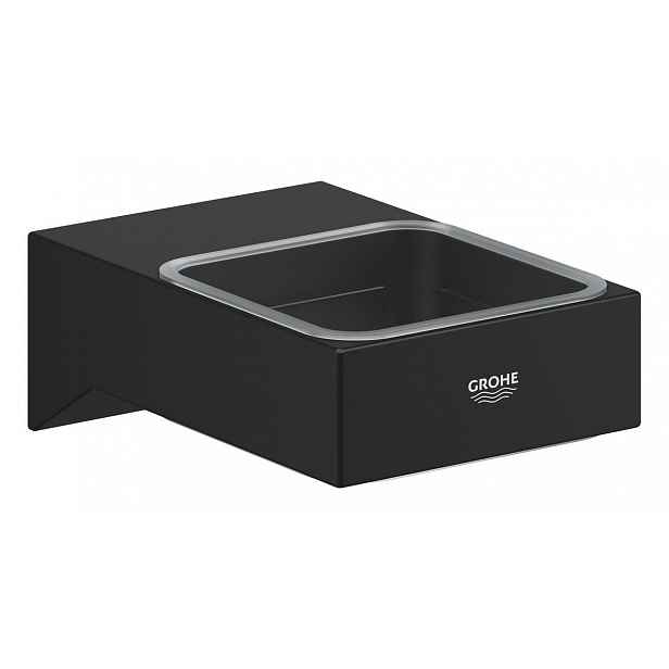 Držák Grohe Selection Cube bez skleničky phantom black 102275KF00