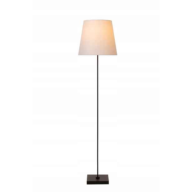 Stojací podlahová lampa Pendio Lucide 150 cm černobílá E27 40W