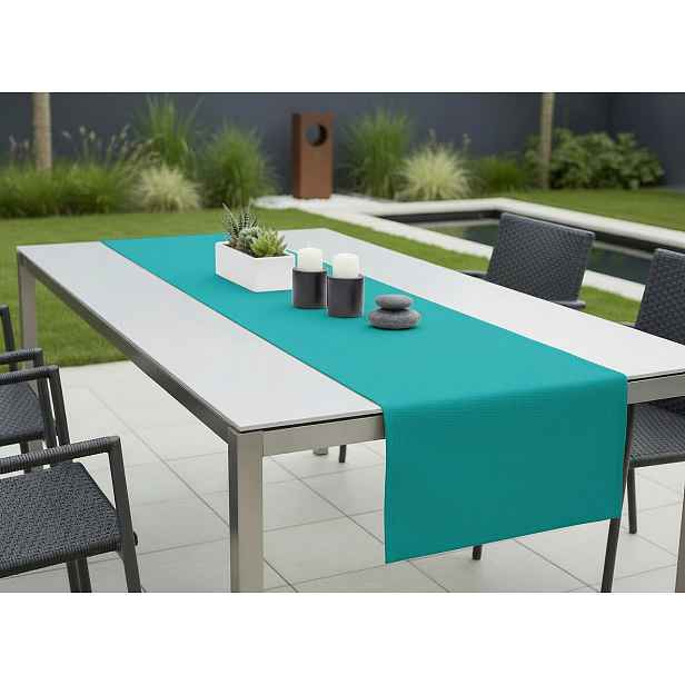 Venkovní běhoun - ubrus  RUNNER color 51 tyrkysová, různé rozměry Mybesthome Rozměr: 40x160 cm