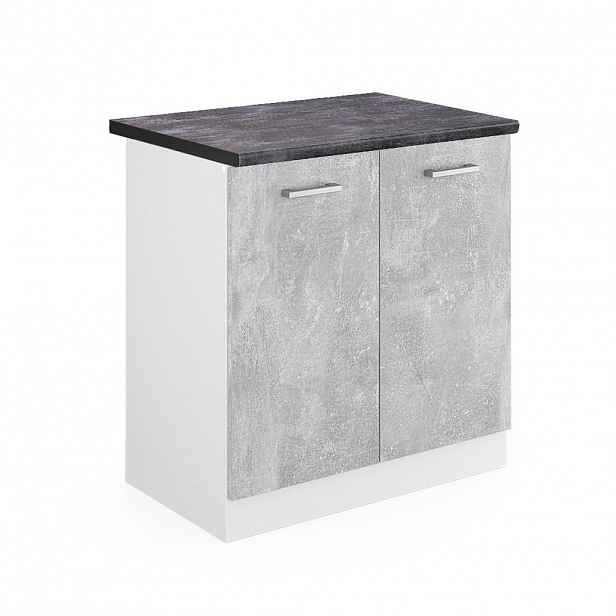 Vicco SKŘÍŇKA POD DŘEZ R-Line Beton 80 cm , PD Antracit