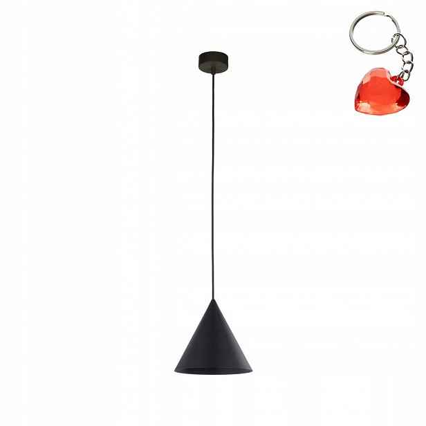 Závěsná Led lampa Klasická Kov Černá Cono 19 Cm Průměr Tk Lighting