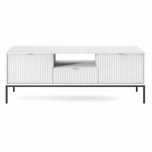 Selsey TV stolek Vellore bílý 154/56/39 cm