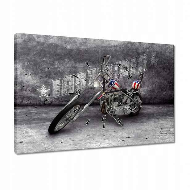 Hodiny 60x40 Motor Easy Rider