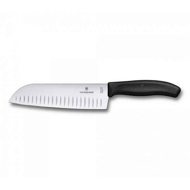 Nůž Santoku Victorinox Swiss Classic 17 cm s rýhovaným ostřím pro sekání