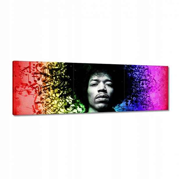 Obrazy 120x40 Duhový Hendrix