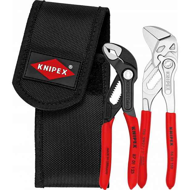Sada kleští na trubky 125 mm a 150 mm Knipex mini, 2dílná