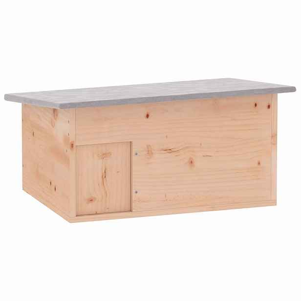 vidaXL Domek pro ježka 45 x 33 x 22 cm dřevěný