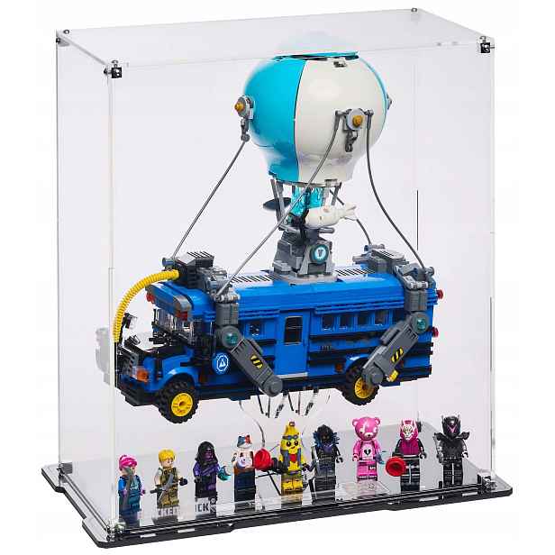 Vitrína Blacked Brick pro Lego Fortnite 77073 Bojový autobus
