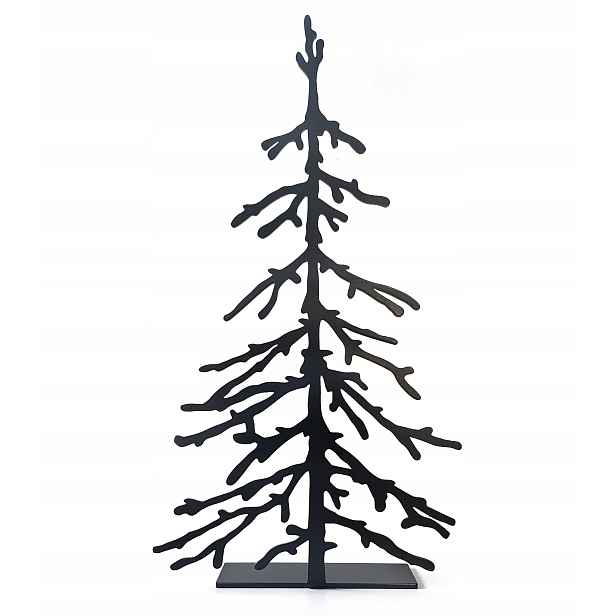 decolicious figurka Vánoční stromek 560 mm velká černá silueta DECOF06