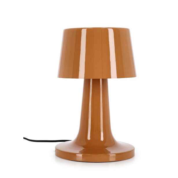 Oranžová kovová LED stolní lampa s kovovým stínidlem (výška 51 cm) Turner – Bizzotto